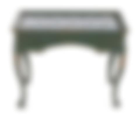 A Queen Anne Style Painted Tile Top Tea Table (preview)