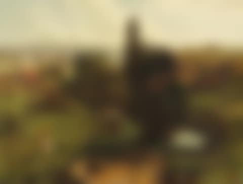 Schwarzwaldlandschaft mit spielenden Kindern (preview)