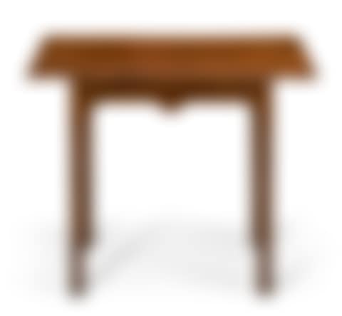 A CHIPPENDALE MAHOGANY STOP-FLUTED TEA TABLE (preview)