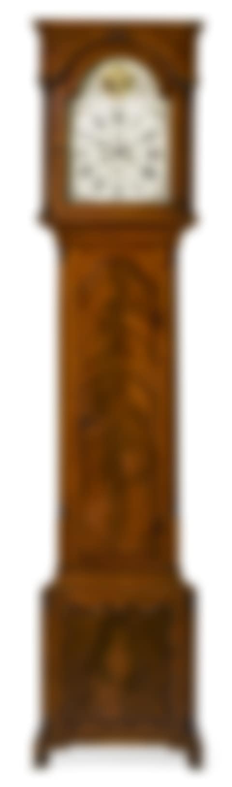 A LATE CHIPPENDALE MAHOGANY TALL-CASE CLOCK (preview)