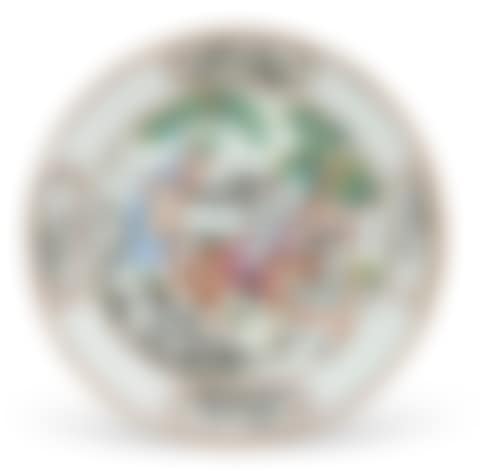 A CHINESE EXPORT PORCELAIN "DON QUIXOTE" PLATE (preview)