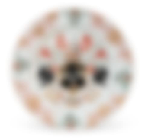 A CHINESE EXPORT PORCELAIN "ENGLISH MARKET" ARMORIAL DISH (preview)