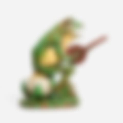 Rare Coppertone Banjo Frog garden ornament (preview)