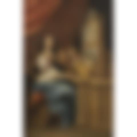 Saint Cecilia with two angels (preview)