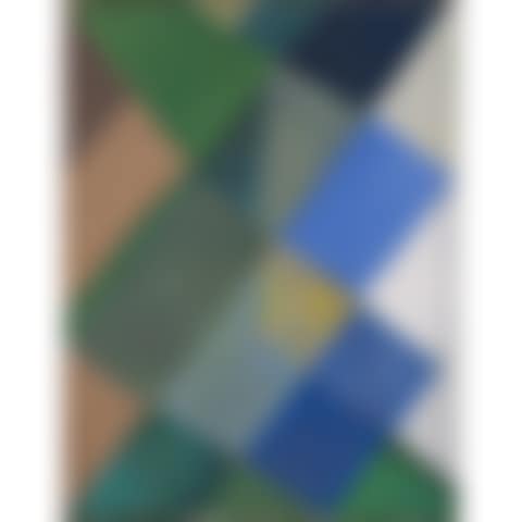 Blue, green and white composition (preview)