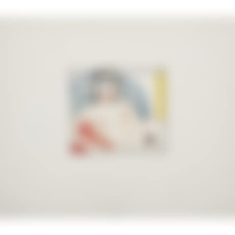 Monica Nude with yellow curtain (preview)