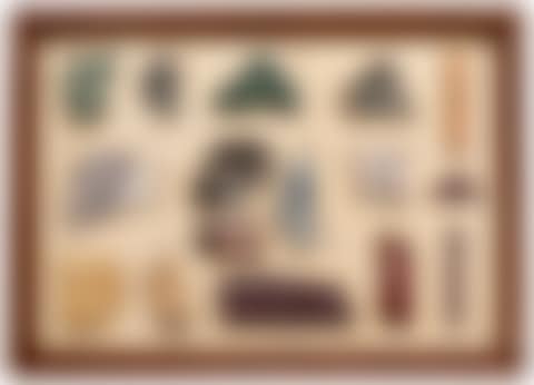 AN ITALIAN GROUP OF FRAMED SPECIMEN MARBLE FRAGMENTS (preview)