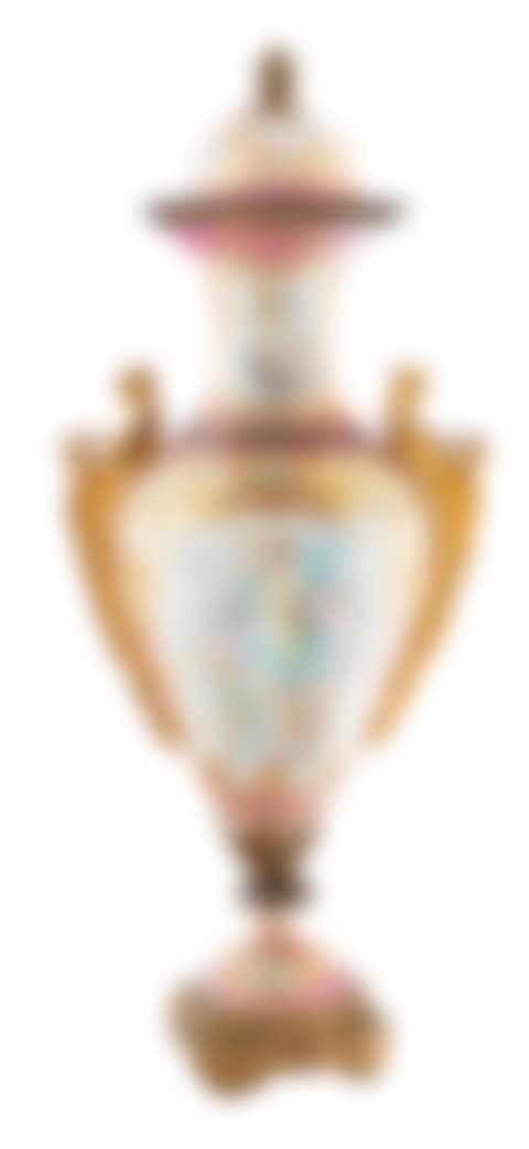 A FRENCH SEVRES STYLE ORMOLU-MOUNTED PORCELAIN VASE (preview)