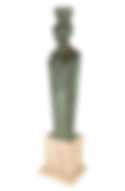 A BRONZE-MOUNTED TRAVERTINE LAMP BASE (preview)