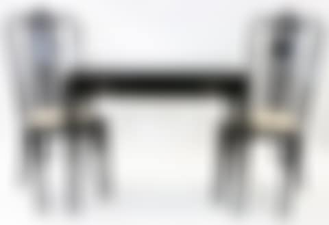 AN AUSTRIAN ART DECO Lacquer WRITING DESK WITH A PAIR OF CHAIRS (preview)