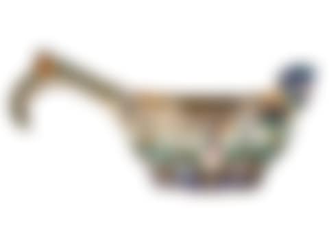 A RUSSIAN SILVER AND ENAMEL KOVSH (preview)