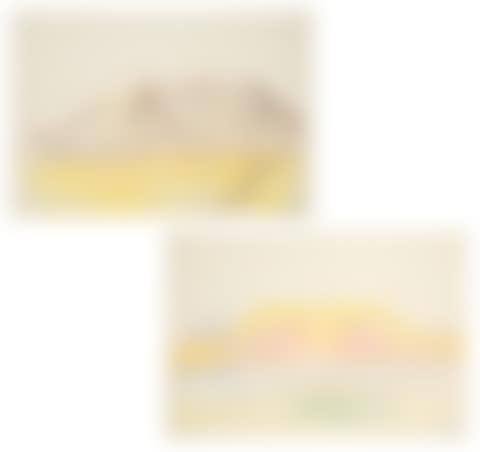 A PAIR OF PASTELS; Western Landscapes (preview)
