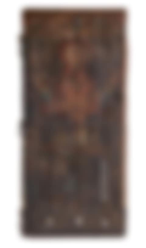 AN ARMENIAN PAINTED WOODEN DOOR (preview)