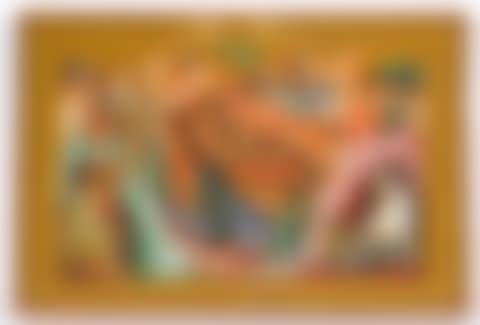 A RUSSIAN NATIVITY AND ADORATION OF THE KINGS ICON (preview)