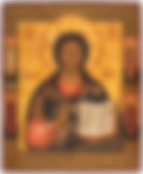 A RUSSIAN ICON OF CHRIST THE TEACHER (preview)