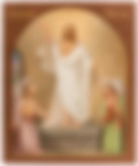 A LARGE RUSSIAN ICON OF THE RESURRECTION (preview)