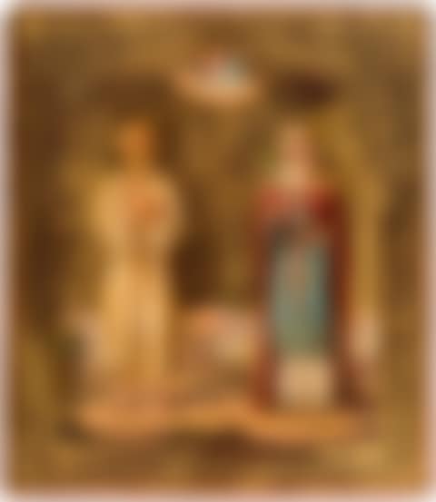 A RUSSIAN ICON OF SAINT VASILY AND HOLY MARTYR MARIANA (preview)