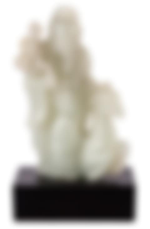 A CHINESE PALE CELADON JADE GROUP OF SHOU LAO AND DEER (preview)