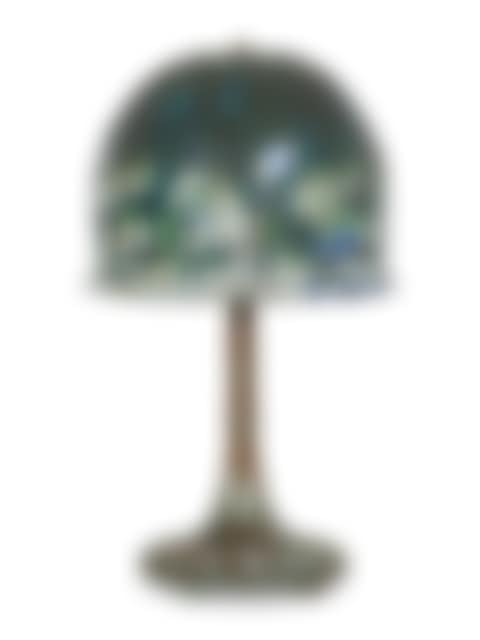 A Leaded Glass and Bronze Table Lamp (preview)