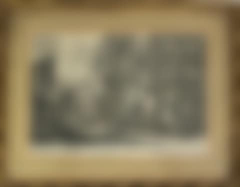 Gravure allemande du XVIIIème siècle extraite d"un manuel de cavalerie L"amble (preview)