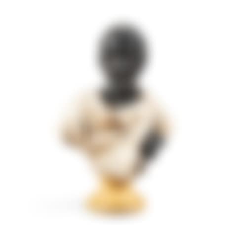 A polychrome marble bust of an African warrior (preview)
