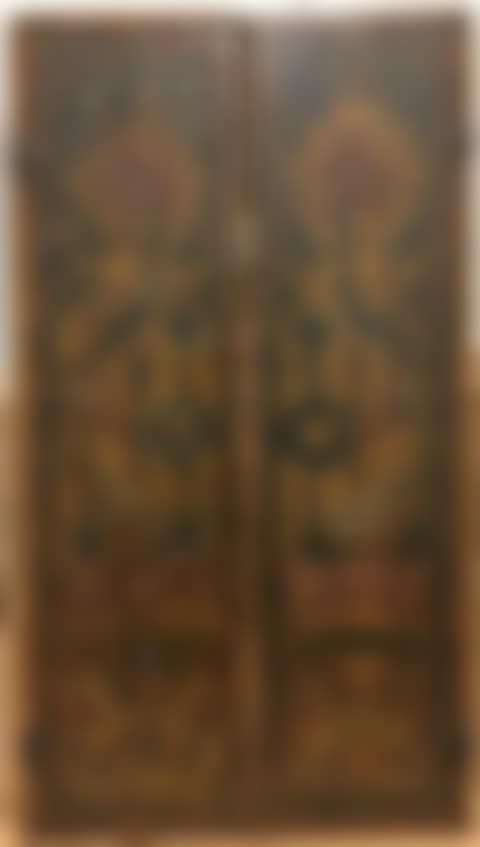 Miroir à deux volets en bois peint (preview)