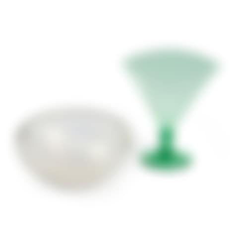 Steuben Verre de Soie Bowl and Fan Vase (preview)