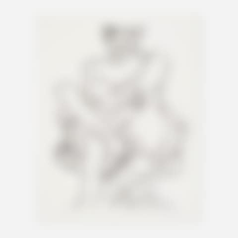 Seated Woman in Chemise (from the Seated Woman series) (preview)