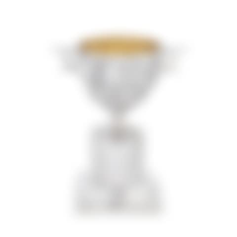 A large Victorian silver "skyphos" cup on plinth (preview)