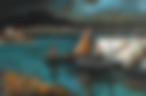 Black Irish Fishing Boats (A Deep Green Memory) (preview)