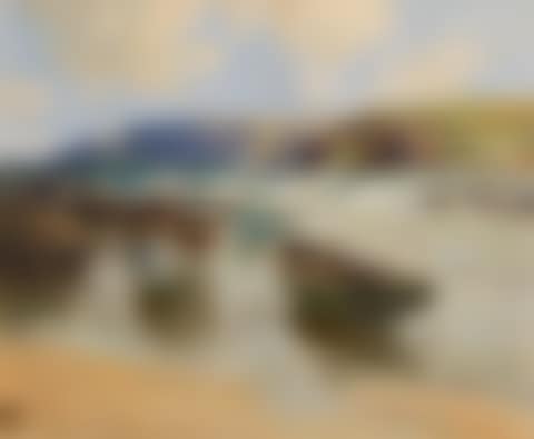 Easterly Wind, Antrim Coast, Cushendun (preview)
