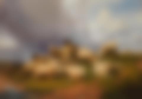 Flock of sheep on a hillside (preview)