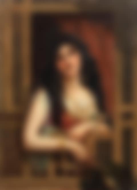 Lady with a fan (preview)