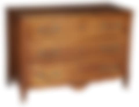 Provincial Louis XV Serpentine Front Cherry Commode (preview)