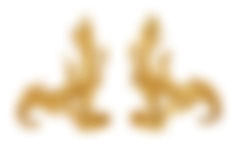 Pair of Louis XV Style Gilt-Bronze Chenets (preview)