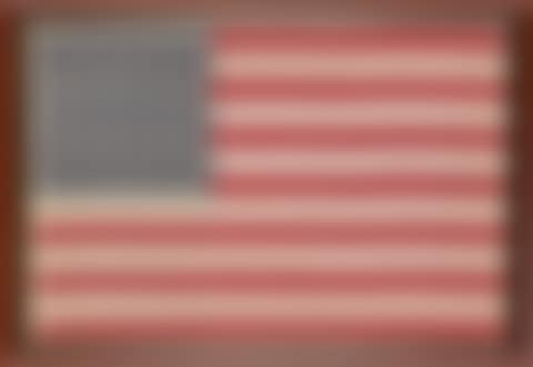 Group of Five Framed American Flags (preview)