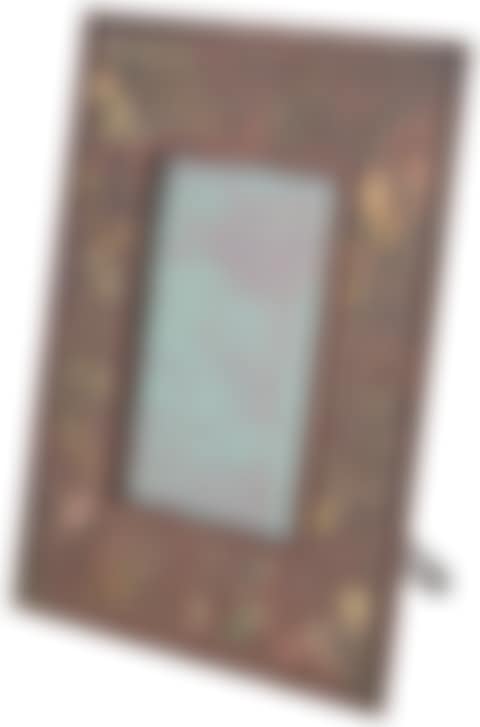 Etched Metal and Favrile Glass Photograph Frame (preview)