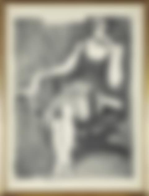 SEATED WOMAN DRINKING FROM A CUP (preview)