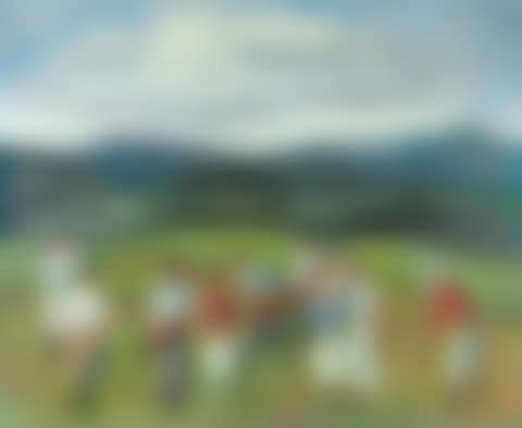 Untitled (Golfers on a Green) (preview)