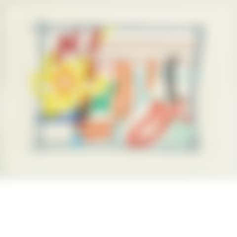Study for Still Life with Goldfish and Daffodil (preview)