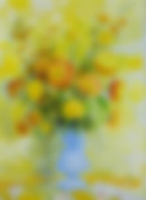 FLEURS DANS UN VASE BLEU (preview)