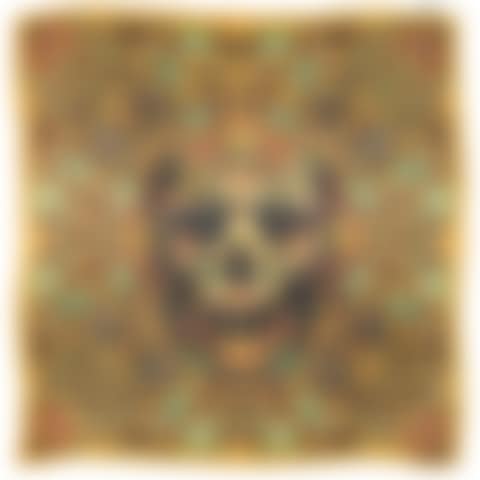 "Tityus Big Skull" Large Silk Scarf (preview)