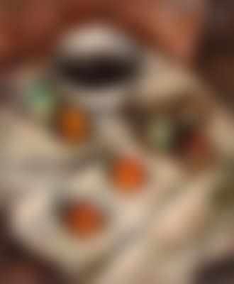 Still life with bowl and peaches (preview)