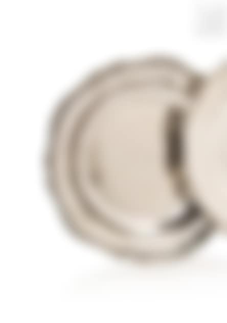 Round and hollow silver dish (preview)