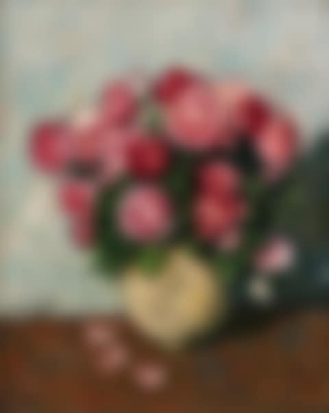 Bouquet of roses in a vase (preview)