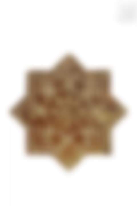 A QAJAR STAR TILE PAINTED IN LUSTRE WITH AN OPAQUE WHITE GLAZE (preview)