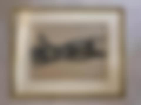 Naked woman standing on one knee on a stool (preview)