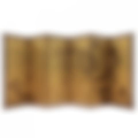 LANDSCAPE PATTERN GOLD BACK FOLDING SCREENS, PAIR OF SIX-PANEL FOLDING SCREENS (preview)