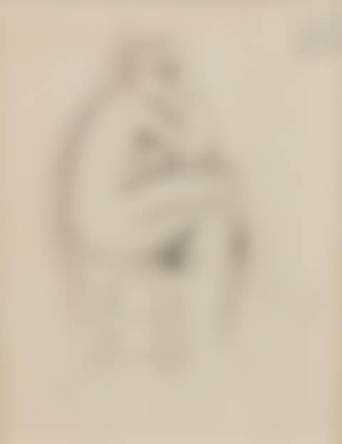 Nude at the stool (preview)