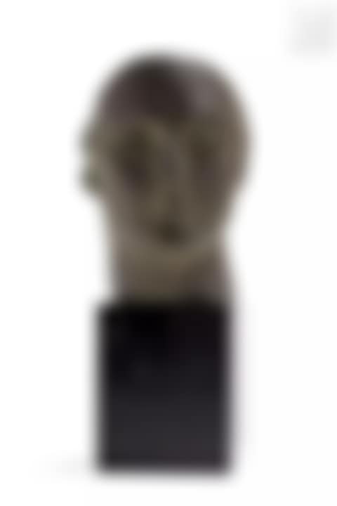 Bronze with green patina in the antique style depicting the face of a woman (preview)